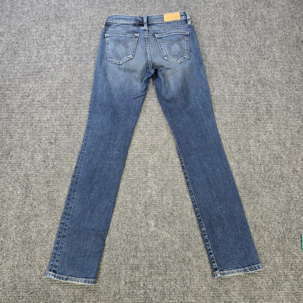 Big Star Brigette Slim Straight Jeans Womens 26R Blue Medium Wash Stretch - Picture 2 of 9